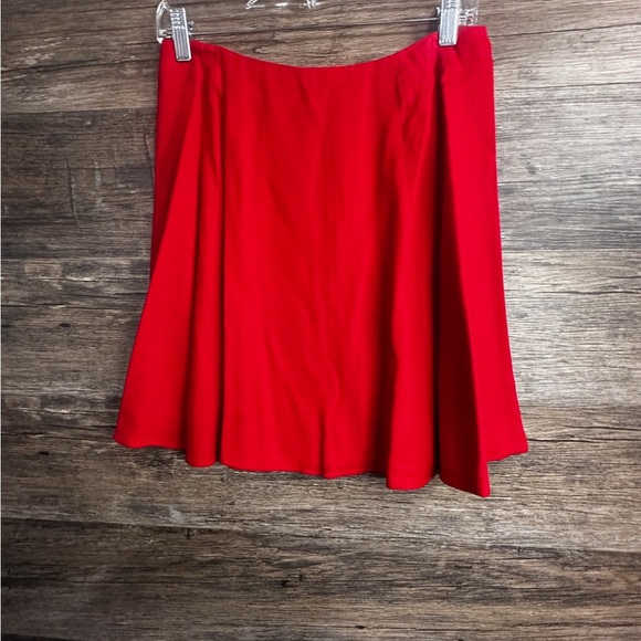 Express Red Blazer Tailored Suit Jacket and Skirt Size 9/10 - Picture 7 of 9